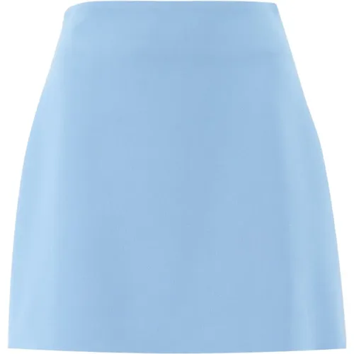 Logo Button Closure Skirt with Accessories , female, Sizes: M, S - Ermanno Scervino - Modalova