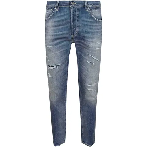 Brighton Carrot Fit Jeans , Herren, Größe: W32 - Dondup - Modalova