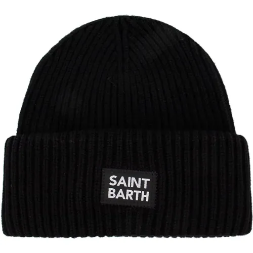 Winter Ribbed Knit Beanie Hat , male, Sizes: ONE SIZE - MC2 Saint Barth - Modalova