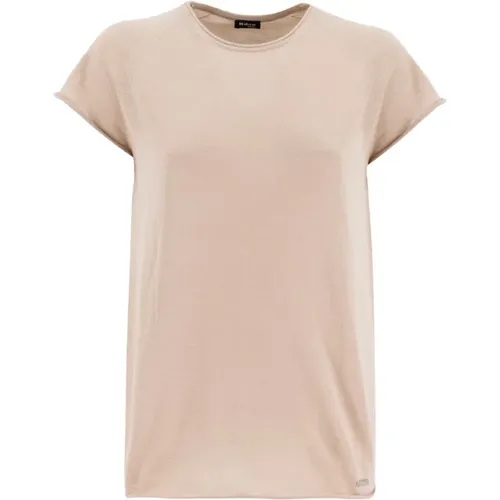 Cashmere Silk Blend Crew Neck T-shirt , Damen, Größe: XS - Kiton - Modalova