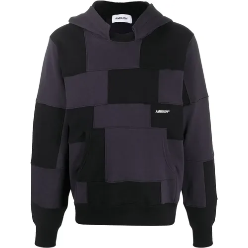 Block panelled hoodie , male, Sizes: L, S - Ambush - Modalova