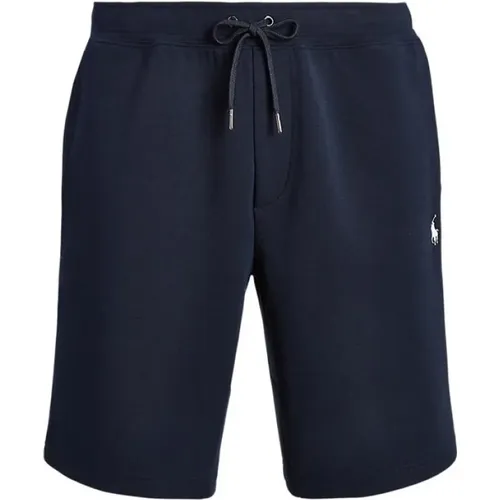 Blaue Shorts mit Kordelzug , Herren, Größe: M - Ralph Lauren - Modalova