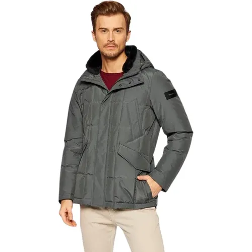 Blizzard Field Men's Puffer Jacket , male, Sizes: XL, 2XL - Woolrich - Modalova