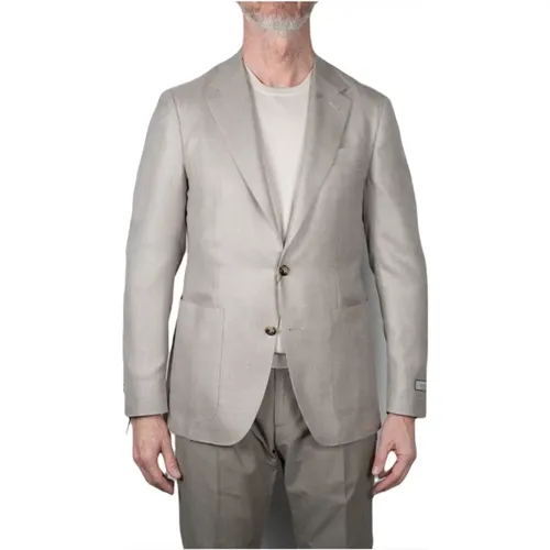 Jackets , male, Sizes: 4XL, 3XL, M - Canali - Modalova