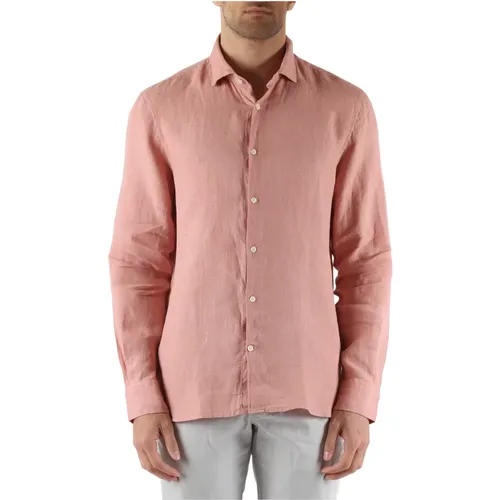Slim Fit Linen Shirt , male, Sizes: M, 2XL, S, L, XL - Tommy Hilfiger - Modalova