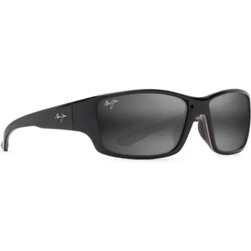 Stilvolle Schwarze Sonnenbrille - Maui Jim - Modalova