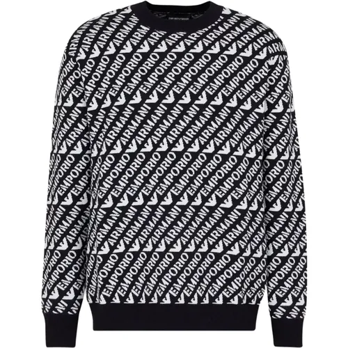 Stylish Sweaters Collection , male, Sizes: XL, 2XL, L - Emporio Armani - Modalova
