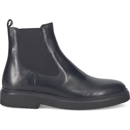 Handgefertigte Schwarze Stiefel , Damen, Größe: 39 EU - Sangiorgio - Modalova