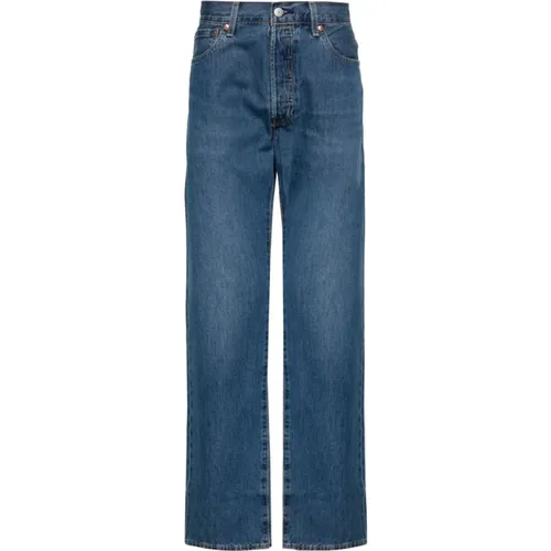 Levi's , Denim Jeans with Whiskering Effect , male, Sizes: W30, W31, W33, W34 - Levis - Modalova