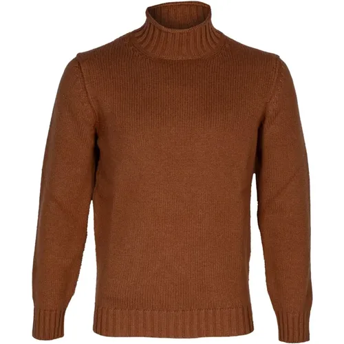 Men's Sweater with V-Neck Style , male, Sizes: M, L, S - Kangra - Modalova