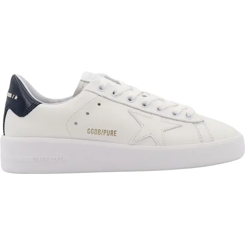 Weiße Ledersneakers mit Ikonischem Stern , Damen, Größe: 35 EU - Golden Goose - Modalova