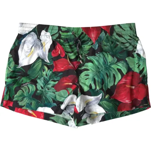 Tropisches Print Beachwear , Herren, Größe: L - Dolce & Gabbana - Modalova