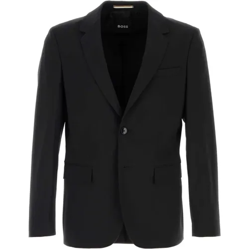 Stretch Wool Houston Blazer , Herren, Größe: M - Boss - Modalova