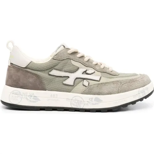 Grey Sneakers with Mesh Detailing , male, Sizes: 9 UK, 7 UK, 6 UK, 8 UK - Premiata - Modalova