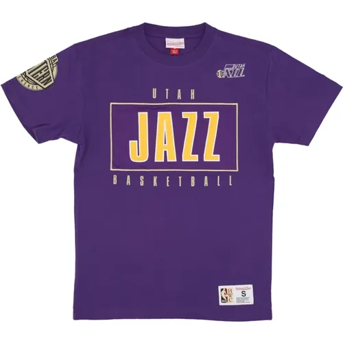 Utah Jazz Vintage Logo T-Shirt - Mitchell & Ness - Modalova