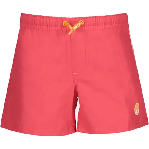 Rote Kinder Badehose mit Taschen - North Sails - Modalova