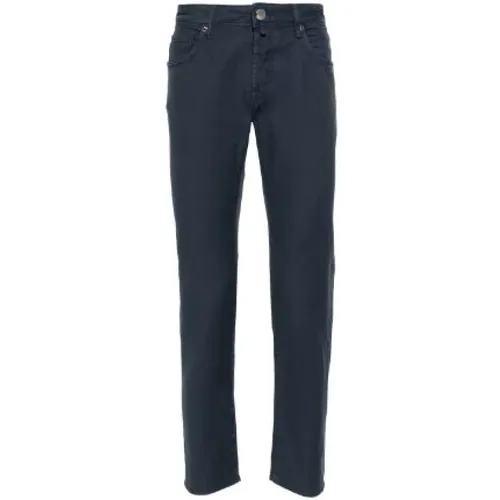 Classic Slim Fit Navy Jeans , male, Sizes: W34, W30, W32, W33, W31, W36, W38 - Incotex - Modalova