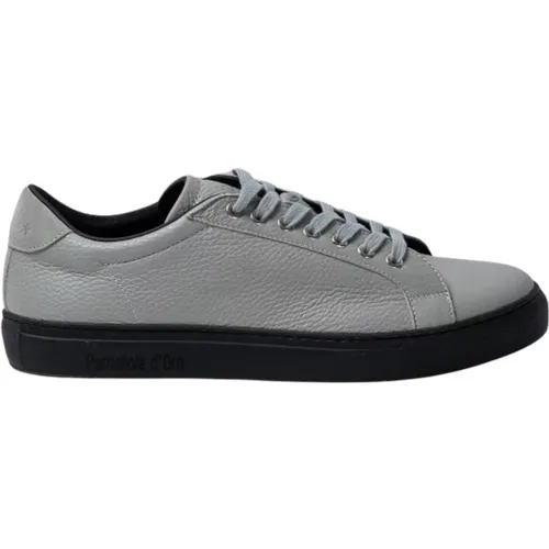 White Leather Tennis Sneakers , male, Sizes: 11 UK, 10 UK, 7 UK, 12 UK, 9 UK - Pantofola D'Oro - Modalova