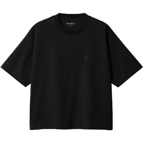 Schwarzes Kurzarm-Chester-T-Shirt - Carhartt WIP - Modalova