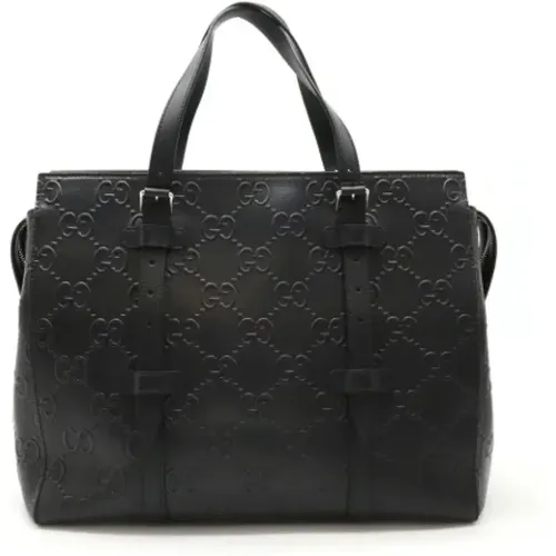 Pre-owned Leather totes , female, Sizes: ONE SIZE - Gucci Vintage - Modalova