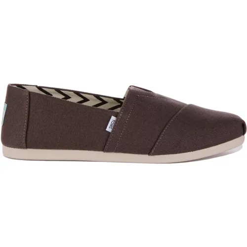 Dark Grey Alpargata Trainers Earthwise Collection , male, Sizes: 12 UK, 9 UK, 9 1/2 UK - TOMS - Modalova