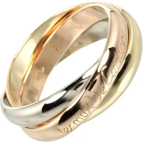 Pre-owned Gold rings , female, Sizes: ONE SIZE - Cartier Vintage - Modalova