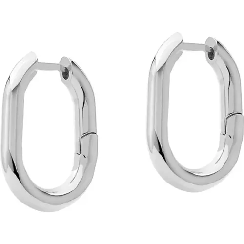 Elegant Gold Hoop Earrings , female, Sizes: ONE SIZE - Federica Tosi - Modalova