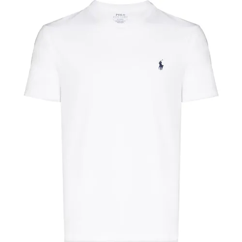 Besticktes Baumwoll-Logo T-Shirt , Herren, Größe: XL - Ralph Lauren - Modalova