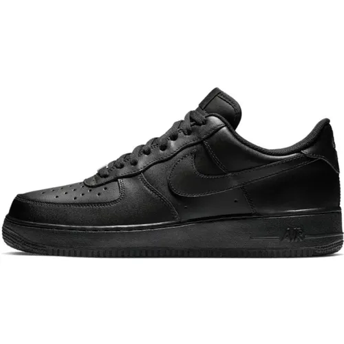 Schwarze Low '07 Air Force Sneakers , Herren, Größe: 41 EU - Nike - Modalova