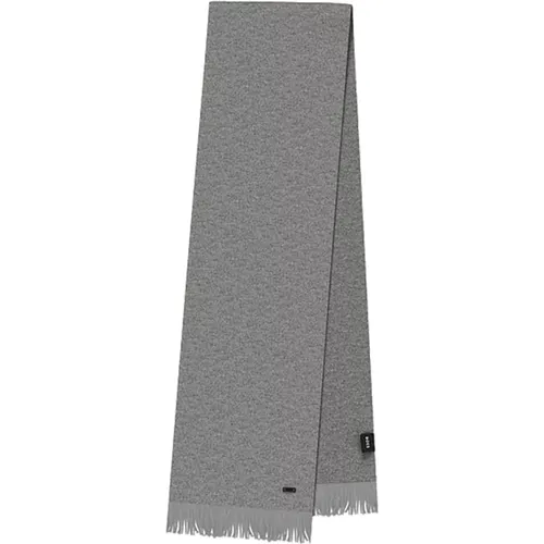 Elegant Grey Scarf Contemporary Style , male, Sizes: ONE SIZE - Boss - Modalova