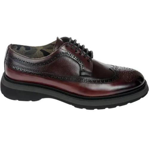 Perforated English leather derby shoe , male, Sizes: 6 UK, 10 UK - Calce - Modalova