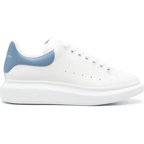 Blau Panelled Leder Sneakers , Herren, Größe: 41 EU - alexander mcqueen - Modalova