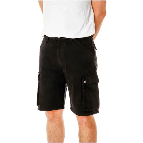 Cargo Shorts mit Knopf und Reißverschluss , Herren, Größe: W30 - Deus Ex Machina - Modalova