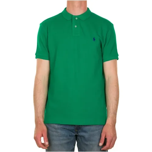 Custom Slim Fit Billiard Polo Shirt , Herren, Größe: 2XL - Polo Ralph Lauren - Modalova