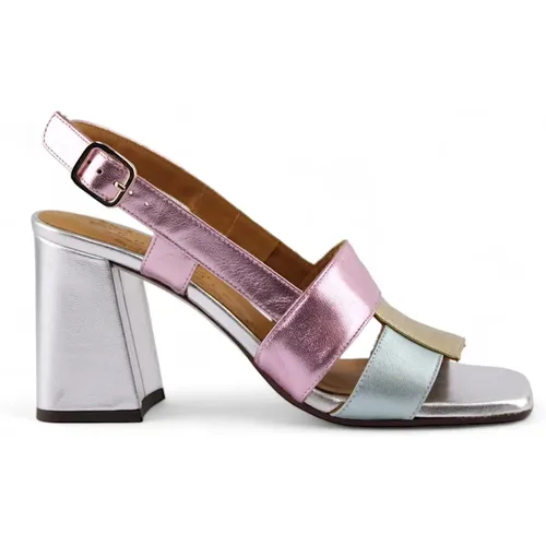 Pink Gold Green Sandal , female, Sizes: 3 UK, 7 UK, 5 UK, 6 UK - Chie Mihara - Modalova