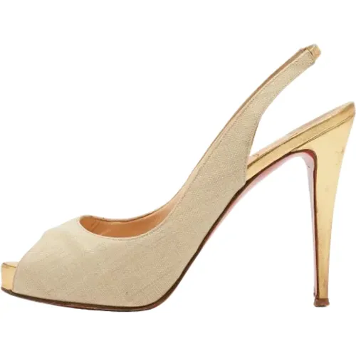Pre-owned Canvas heels , Damen, Größe: 41 EU - Christian Louboutin Pre-owned - Modalova