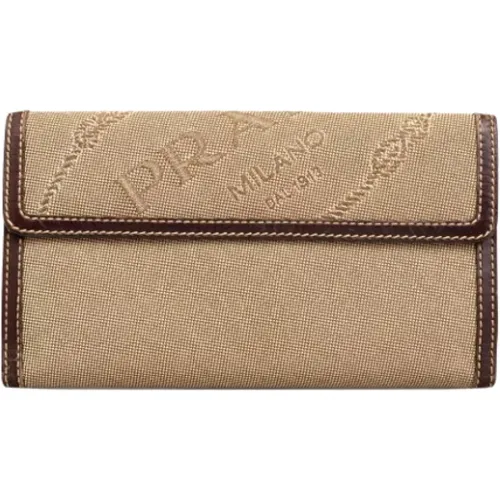 Pre-owned Canvas wallets , female, Sizes: ONE SIZE - Prada Vintage - Modalova