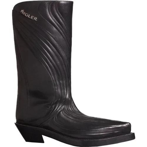 Stylische Cowboy Boots für Frauen - Mugler - Modalova