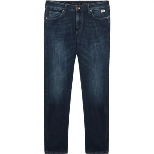 Slim-Fit Jeans in Dunkler Waschung - Roy Roger's - Modalova