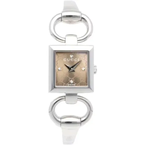 Pre-owned Stainless Steel watches , female, Sizes: ONE SIZE - Gucci Vintage - Modalova