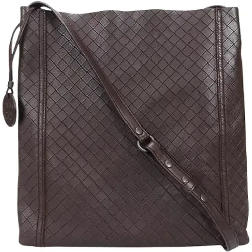 Pre-owned Leather shoulder-bags , unisex, Sizes: ONE SIZE - Bottega Veneta Vintage - Modalova