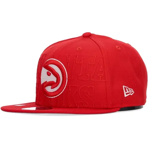 Flat Visor Cap NBA Draft Atlanta Hawks , male, Sizes: ONE SIZE - new era - Modalova