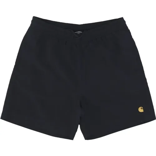 Navy/Gold Badehose mit Taschen - Carhartt WIP - Modalova