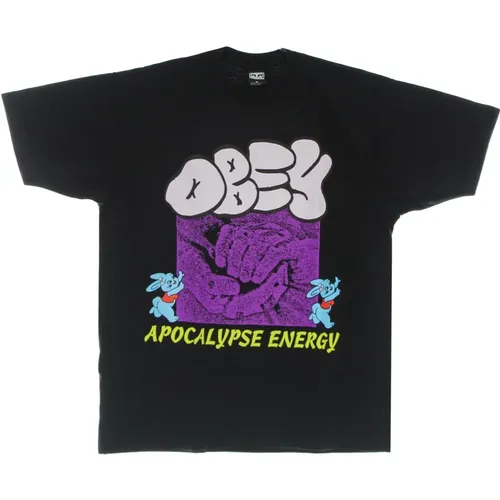 Apocalypse Energy Heavyweight Pigment Dye Tee - Obey - Modalova