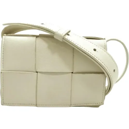 Pre-owned Leather shoulder-bags , female, Sizes: ONE SIZE - Bottega Veneta Vintage - Modalova