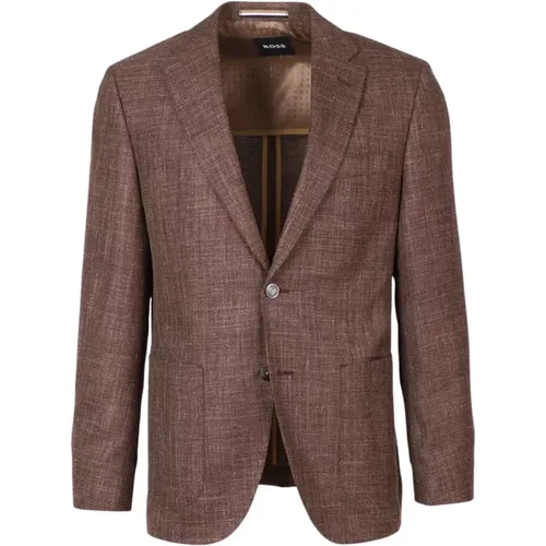 Slim Fit Blazer Jacket , male, Sizes: XL, 2XL, L - Hugo Boss - Modalova