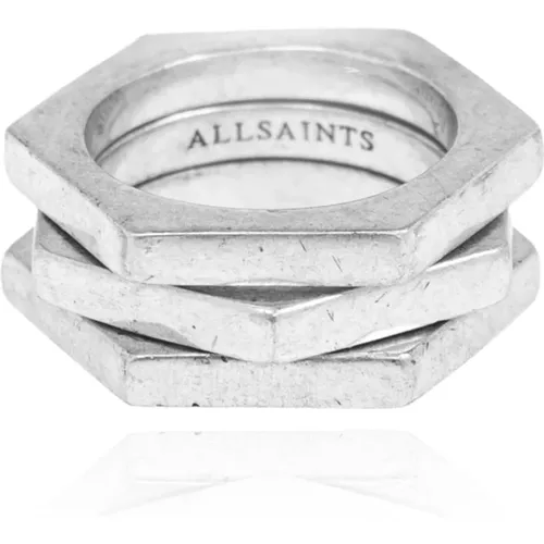 Messingring Alexis , Damen, Größe: L - AllSaints - Modalova