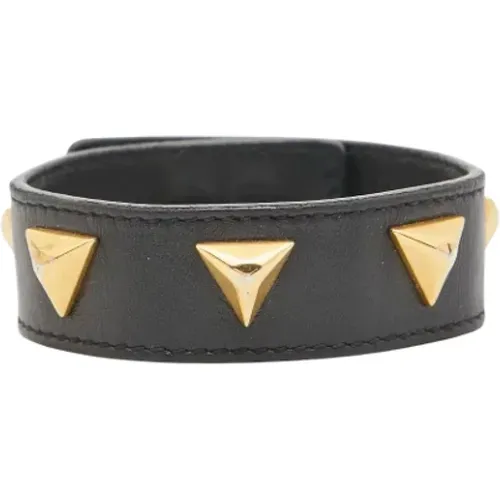 Pre-owned Leather bracelets , female, Sizes: ONE SIZE - Yves Saint Laurent Vintage - Modalova