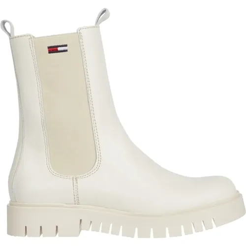Long chelsea boot , female, Sizes: 4 UK, 8 UK, 7 UK, 5 UK, 6 UK - Tommy Jeans - Modalova