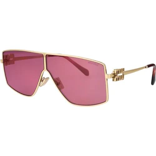 Stylish Sunglasses with Unique Design , female, Sizes: 69 MM - Miu Miu - Modalova